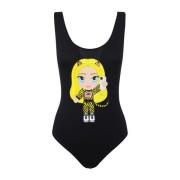 Mascotte Body met Gekruiste Bandjes Chiara Ferragni Collection , Black...