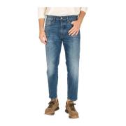 Medium Wassing Heren Jeans Regular Fit Don The Fuller , Blue , Heren