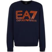 Stijlvolle Sweater Emporio Armani EA7 , Blue , Heren
