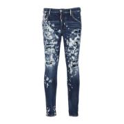 Stijlvolle Skinny Jeans voor Heren Dsquared2 , Blue , Heren