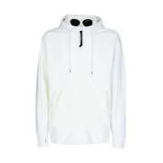 Zip-Up Hoodie met Goggle Detail C.p. Company , White , Heren