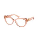 Stijlvolle Bril Online Miu Miu , Pink , Unisex