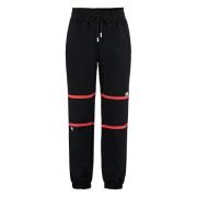 Sweatpants met elastische tailleband Gcds , Black , Heren