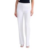 Witte Slim-Fit Gebreide Broek Joseph Ribkoff , White , Dames