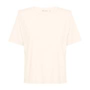 Zachte Crewneck T-shirt Whisper White InWear , White , Dames