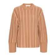 Gezellige Gebreide Pullover Toffee InWear , Brown , Dames