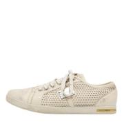 Pre-owned Leather sneakers Dolce & Gabbana Pre-owned , White , Heren