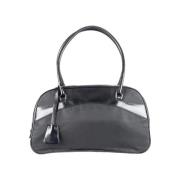 Pre-owned Leather totes Prada Vintage , Black , Dames