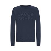 Heren Sweatshirt - Casual Sportieve Look Jacob Cohën , Blue , Heren