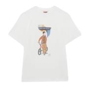 Slowboy Arlington Tee Off White Baracuta , White , Heren