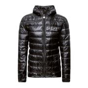 Heren Donsjack met Elastische Manchetten Emporio Armani EA7 , Black , ...