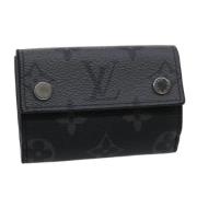 Pre-owned Canvas wallets Louis Vuitton Vintage , Black , Dames