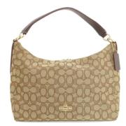 Pre-owned Canvas shoulder-bags Coach Pre-owned , Brown , Dames