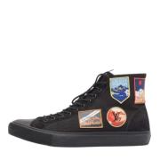 Pre-owned Canvas sneakers Louis Vuitton Vintage , Black , Heren