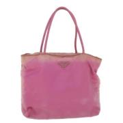 Pre-owned Nylon prada-bags Prada Vintage , Pink , Dames