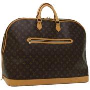 Pre-owned Canvas handbags Louis Vuitton Vintage , Brown , Dames