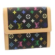 Pre-owned Canvas wallets Louis Vuitton Vintage , Multicolor , Dames