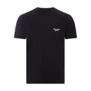 Zwart T-shirt met 1952 handtekening Givenchy , Black , Heren