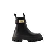 Leather boots Dolce & Gabbana , Black , Dames