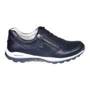 Blauwe Walking Sneaker met Rollingsoft Technologie Gabor , Blue , Dame...