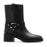 Leren enkellaarzen Jax Stuart Weitzman , Black , Dames