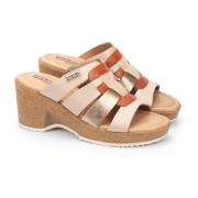 Verhoog je stijl met Arenales sandalen Pikolinos , Beige , Dames