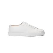 Witte Leren Veterschoenen Doucal's , White , Heren