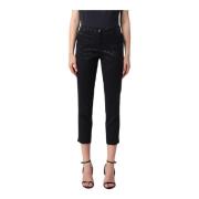 Klassieke Chino Broek voor Vrouwen RRD , Black , Dames