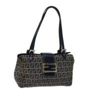 Pre-owned Canvas fendi-bags Fendi Vintage , Blue , Dames