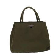 Pre-owned Nylon prada-bags Prada Vintage , Green , Dames