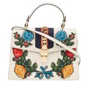 Pre-owned Leather handbags Gucci Vintage , Multicolor , Dames