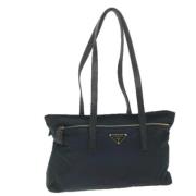 Pre-owned Nylon prada-bags Prada Vintage , Blue , Dames