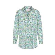 Brigitteflowers 55 Katoenen Shirt Tiffany Kleur MC2 Saint Barth , Mult...