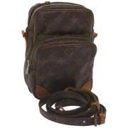 Pre-owned Canvas louis-vuitton-bags Louis Vuitton Vintage , Brown , Da...