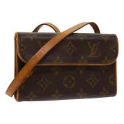 Pre-owned Canvas crossbody-bags Louis Vuitton Vintage , Brown , Dames