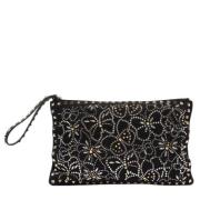 Pre-owned Suede pouches Valentino Vintage , Black , Dames