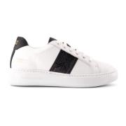 Handgemaakte Python Sneakers Wit Zwart National Standard , White , Dam...