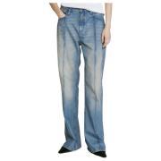 Gewassen Flared Jeans Guess , Blue , Dames