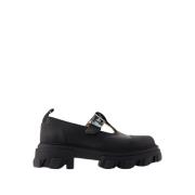 Loafers Ganni , Black , Dames