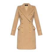 Wollen jas Balmain , Beige , Dames