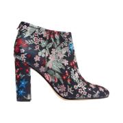 Cambell Floral Brocade Booties Sam Edelman , Black , Dames