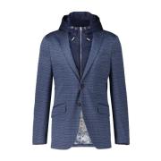 Jas met afneembare capuchon en Paisley-voering Etro , Blue , Heren