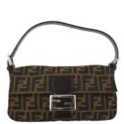 Pre-owned Canvas fendi-bags Fendi Vintage , Brown , Dames