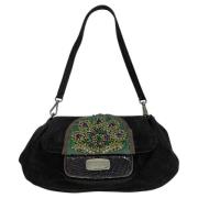 Pre-owned Leather prada-bags Prada Vintage , Black , Dames