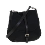 Pre-owned Leather prada-bags Prada Vintage , Black , Dames