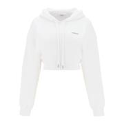 X-Ray Arrow Cropped Hoodie Off White , White , Dames