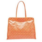 Pre-owned Leather totes Goyard Vintage , Orange , Dames