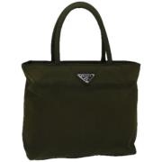 Pre-owned Nylon prada-bags Prada Vintage , Green , Dames