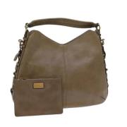 Pre-owned Leather shoulder-bags Salvatore Ferragamo Pre-owned , Brown ...