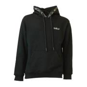 Heren hoodie met logoband Gaëlle Paris , Black , Heren